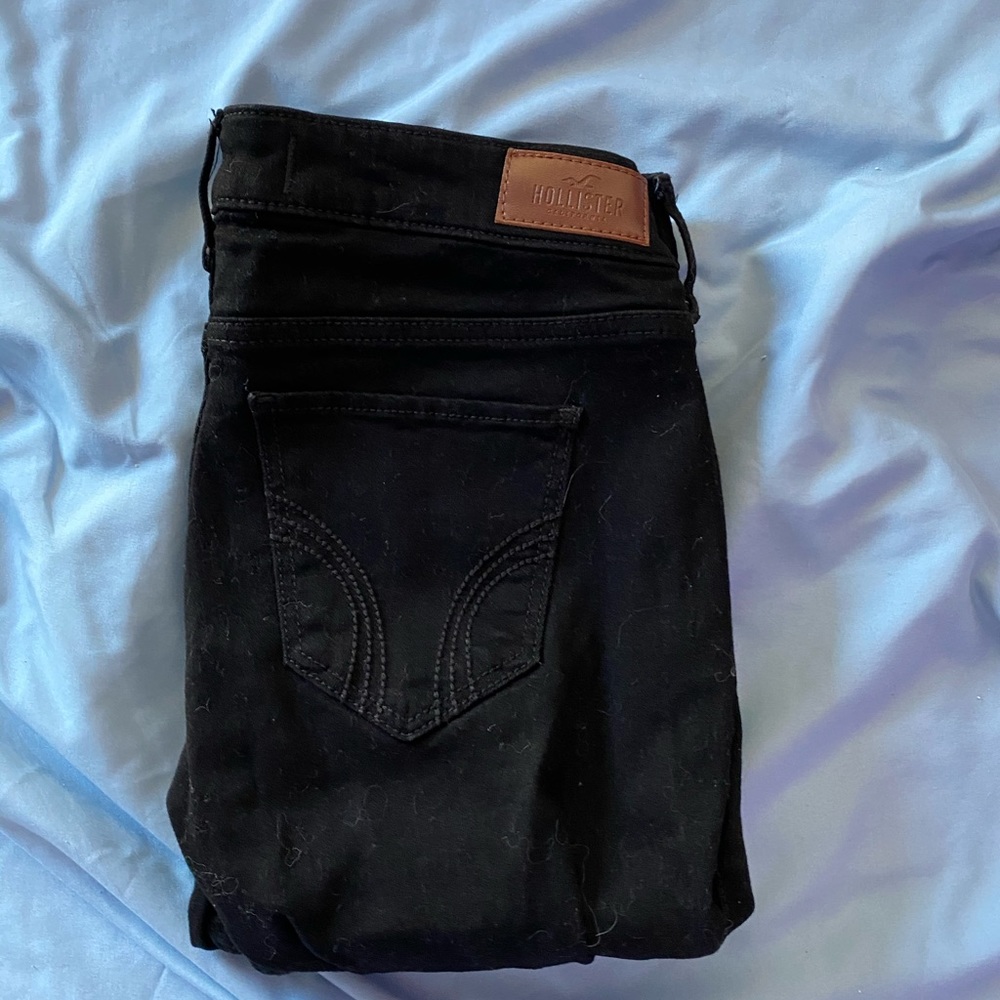 Black Low rise Super skinny from Hollister co